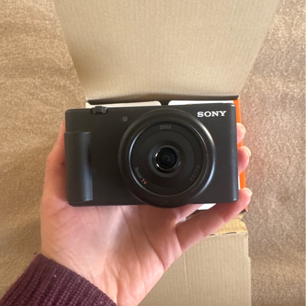 BRAND NEW Sony ZV-1F Black Digital Camera